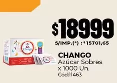 Chango - Azúcar Sobres