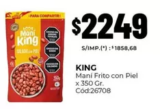 King - Maní Frito con Piel