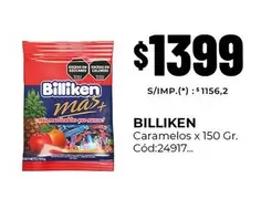 Billiken - Caramelos x 150 Gr.