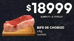 X$ - BIFE DE CHORIZO