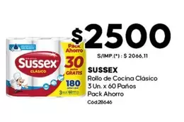 Sussex - Rollo de Cocina Clásico