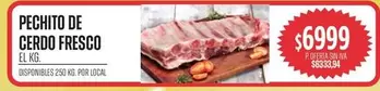 PECHITO DE CERDO FRESCO