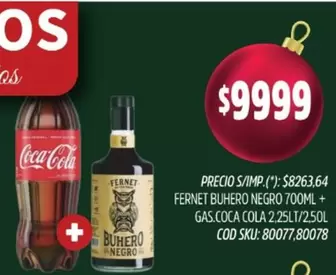 Coca cola - BUHERO NEGRO + GAS.COCA COLA