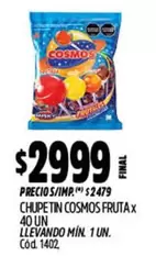 Cosmos - CHUPETIN COSMOS FRUTA