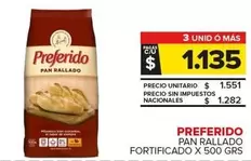 Preferido - Pan Rallado Fortificado 