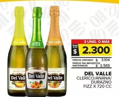 Del Valle - Clerico/Anana/Durazno Fizz