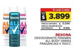 Rexona - Desodorante Fem/Men All Body