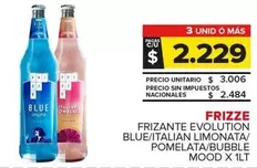 Frizzé - Frizante Evolution Blue/Italian Limonata/ Pomelata/Bubble Mood