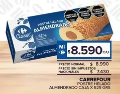 Carrefour -  Postre Helado Almendrado Caja