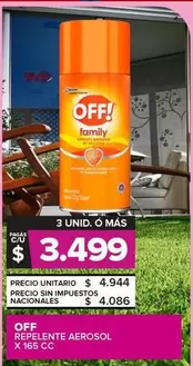 Off - Repelente Aerosol