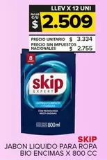 Skip - Jabon Liquido Para Ropa Bio Encimas 