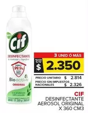 Cif - Desinfectante Aerosol Original