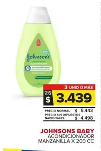 Johnson'S Baby - Acondicionador Manzanilla