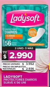 Ladysoft - Protectores Diarios Suave