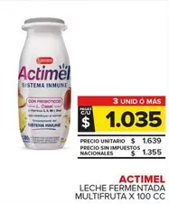 Actimel - Leche Fermentada Multifruta 