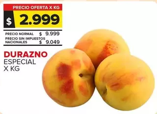 Duraznos Especial