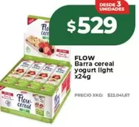 Flow - Barra cereal yogurt light