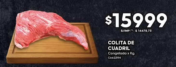 X$ - COLITA DE CUADRIL