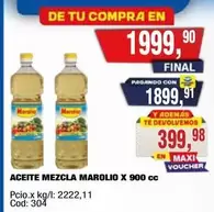 Marolio - MEZCLA MAROLIO X 900 cc