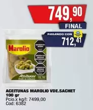 Marolio - ACEITUNAS VDE.SACHET