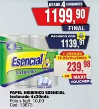 Esencial - PAPEL HIGIENICO ESENCIAL
