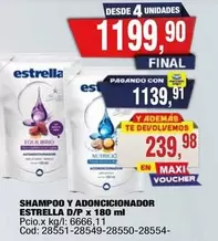 Estrella - SHAMPOO Y ADONCICIONADOR