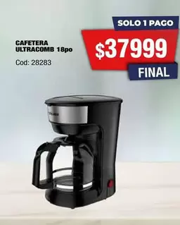 Ultracomb - CAFETERA ULTRACOMB 18po