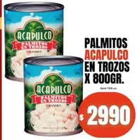 Acapulco - PALMITOS EN TROZOS