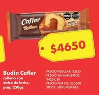 Cofler - Budín