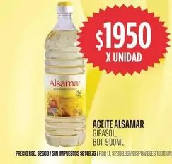 Alsamar - ACEITE GIRASOL