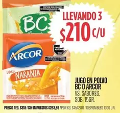 BC - JUGO EN POLVO