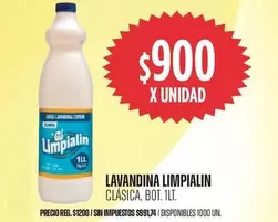 X$ - LAVANDINA LIMPIALIN