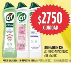 Cif - LIMPIADOR CIF
