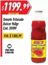 Dulcor - Tomate Triturado