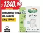 Manfrey - Leche Tetra LV 1Lt Cod. 13386/85