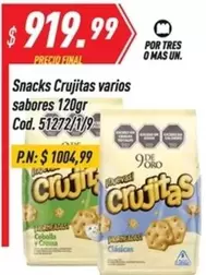 Mas - Crujitas varios sabores