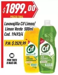 Cif - Limon/ Limon Verde 500ml