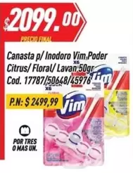 Vim - Canasta p/ Inodoro Poder