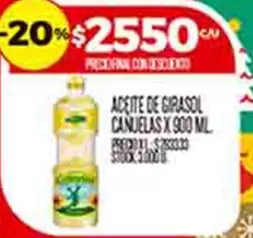 cañuelas - ACEITE DE GIRASOL