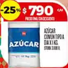 AZÚCAR COMUN TIPO A