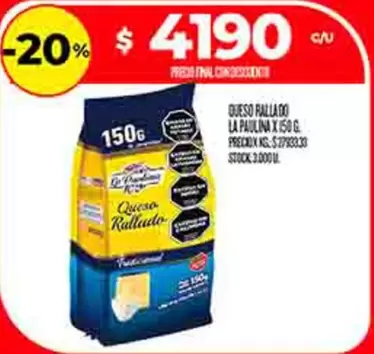 La paulina - QUESO RALLADO