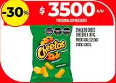 Cheetos - SNACK DE QUESO