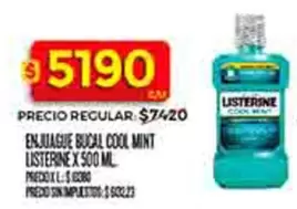 Listerine - ENJUAGUE BUCAL COOL MINT