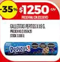 Pepitos - GALLETITAS PEPITOS X 119 G