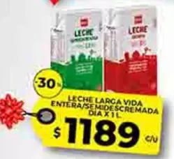 vida - LECHE LARGA VIDA ENTERA/SEMIDESCREMADA