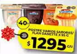 Danette - POSTRE VARIOS SABORES/ FLAN