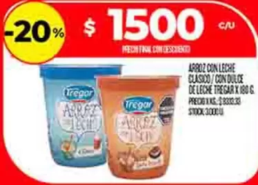 Tregar - ARROZ CON LECHE