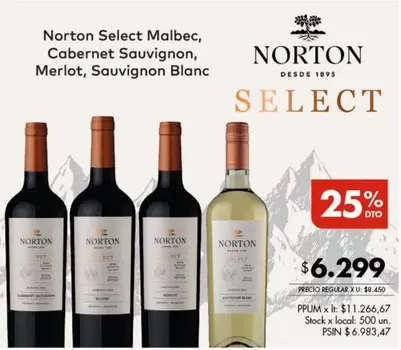 Norton - Select Malbec, Cabernet Sauvignon, Merlot, Sauvignon Blanc