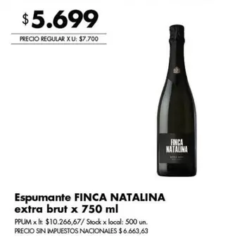 Finca Natalina - Espumante FINCA NATALINA