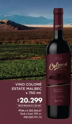 Malbec - ESTATE MALBEC